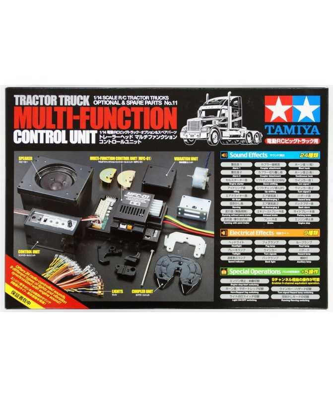 Tamiya MFC-01 (56511) – Unité De Contrôle Multifonction Pour Camion Remorque – Neuf